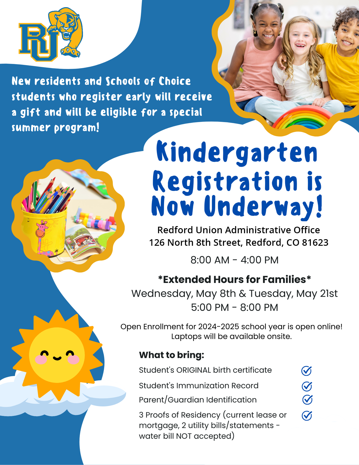 open enrollment flyer